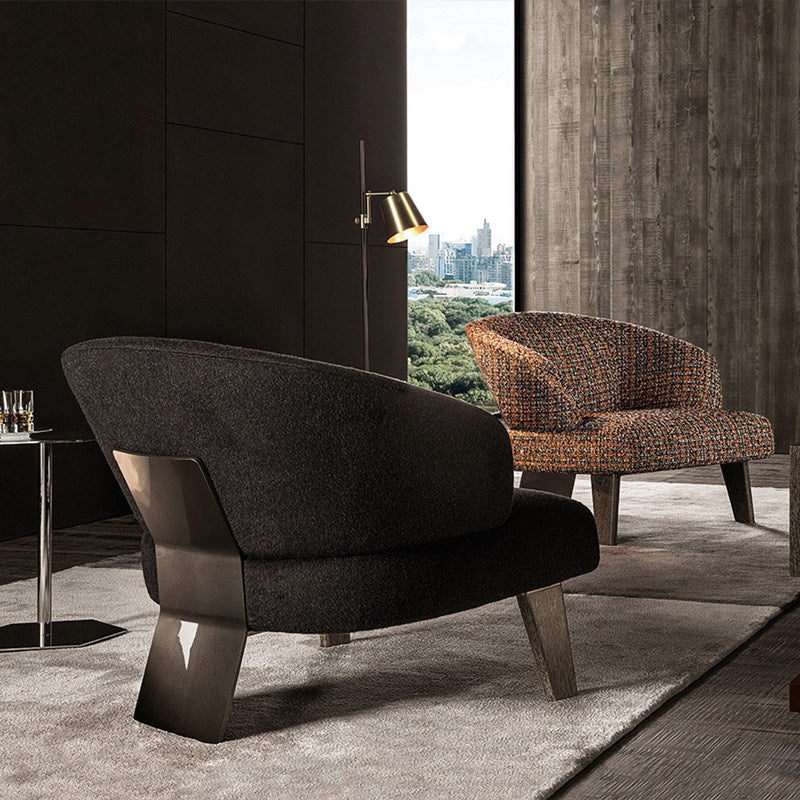 Italian normcore casual chair retromovable richard sofa chair living room wabi-sabi style designer single sofa chair