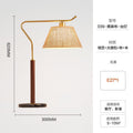 French medieval floor lamp american retro living room sofa side vertical table lamp tea room bedroom study atmosphere lamp