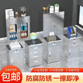 Stainless steel low cabinet office file cabinet document storage cabinet tool organizer cabinet cupboard drawer with lock filing cabinet