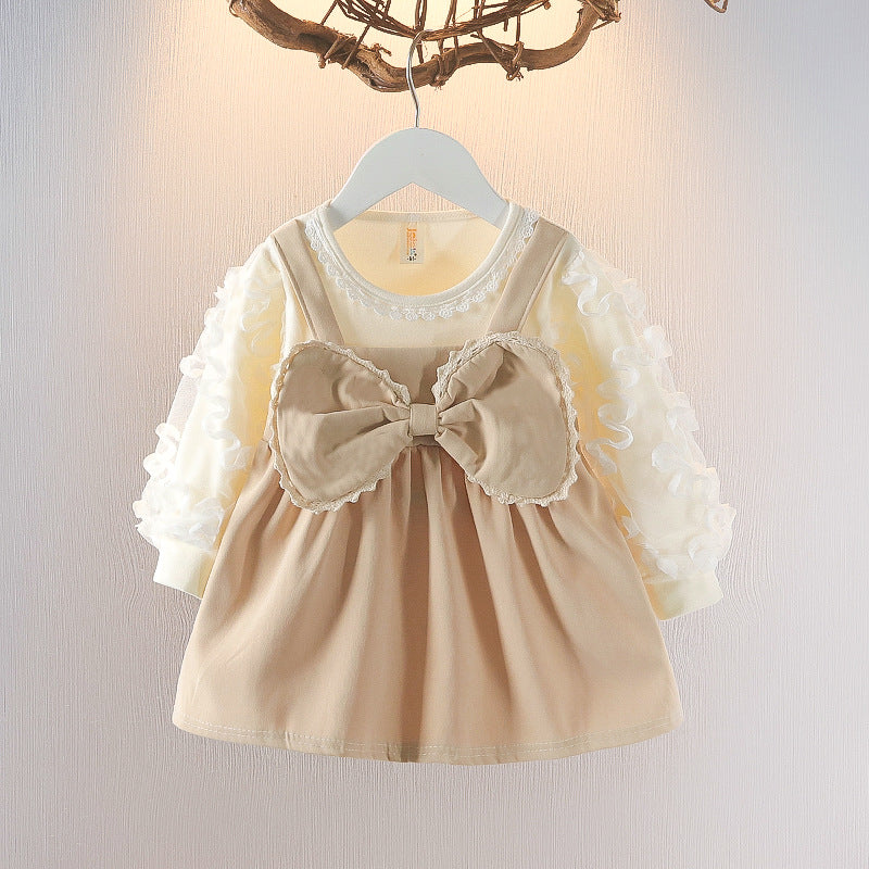 Girls' autumn dress new arrivals: stylish princess dresses for baby girls' first birthday and autumn wear