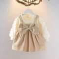 Girls' autumn dress new arrivals: stylish princess dresses for baby girls' first birthday and autumn wear