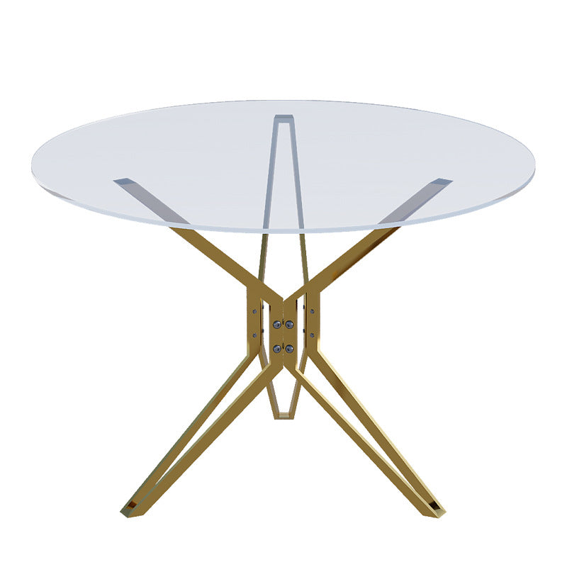 Source factory reception negotiation table personalized office 4s store sales negotiation table reception tempered glass dining table