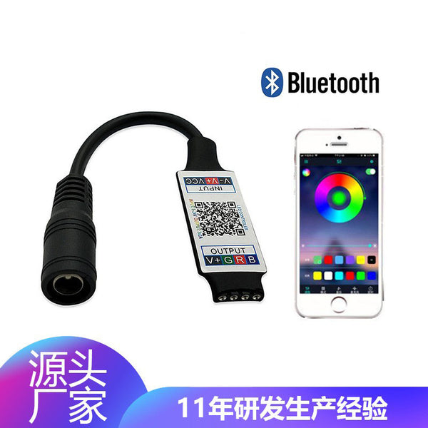 Mini bluetooth rgb controller mobile APP light strip controller 5-24Vled colorful light strip controller