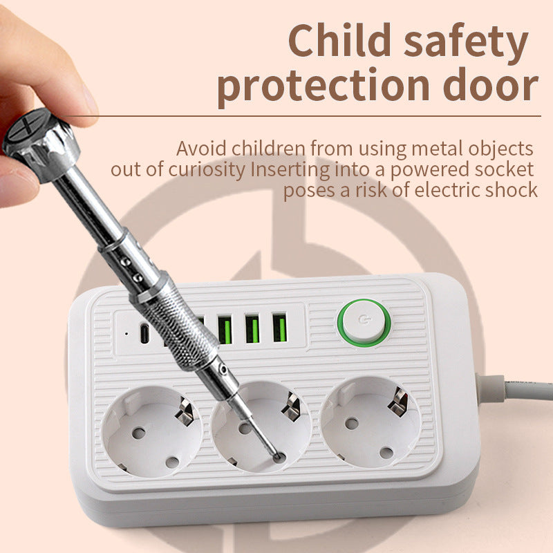 European standard power strip, russian/european power strip, german/korean 16a two-pin european standard home socket, austrian standard