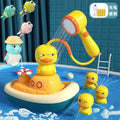 Large boat set + 1 water-spraying turtle + 1 swimming frog [rechargeable version]