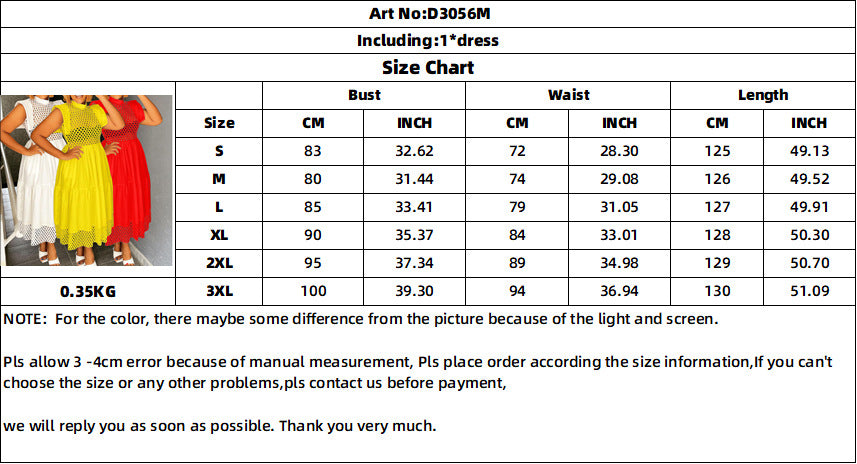 D3056m summer flying sleeves cut outpatchworkelegantwork clothingloosea-line skirtplus size cross-border dress