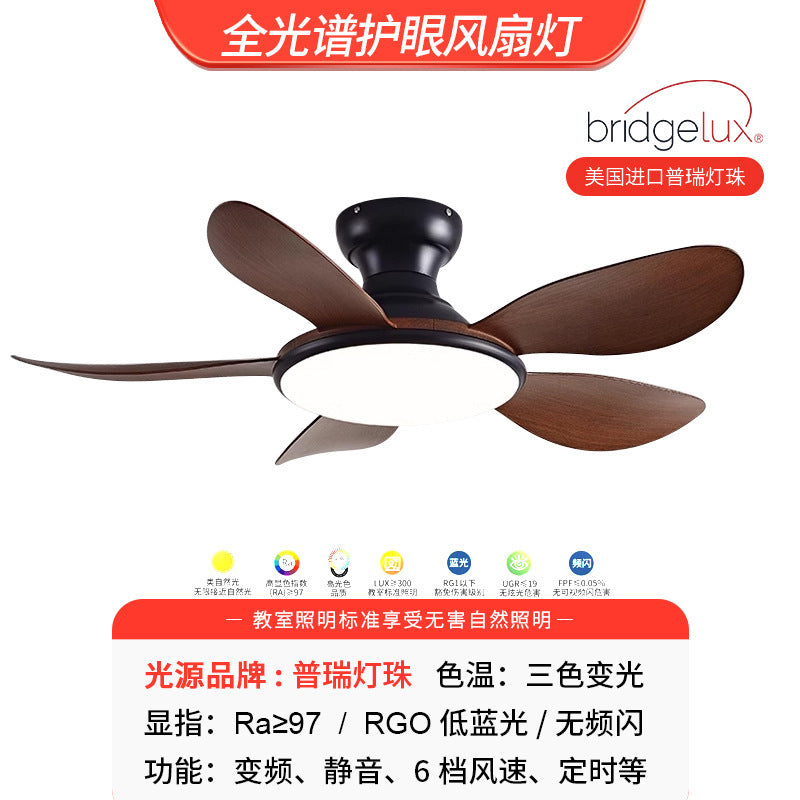 Variable frequency ceiling fan light Living room light Variable frequency ceiling fan Dining room Zhongshan fan integrated bedroom Household fan lamps