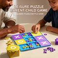 kids educational tic-tac-toe game xo tic-tac-toe board game early education interactive toy nine-square grid desktop board game