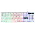 Limei gtx300 illuminated keyboard and mouse combo - usb keyboard, usb mouse, gaming kit with colorful backlighting for internet cafes