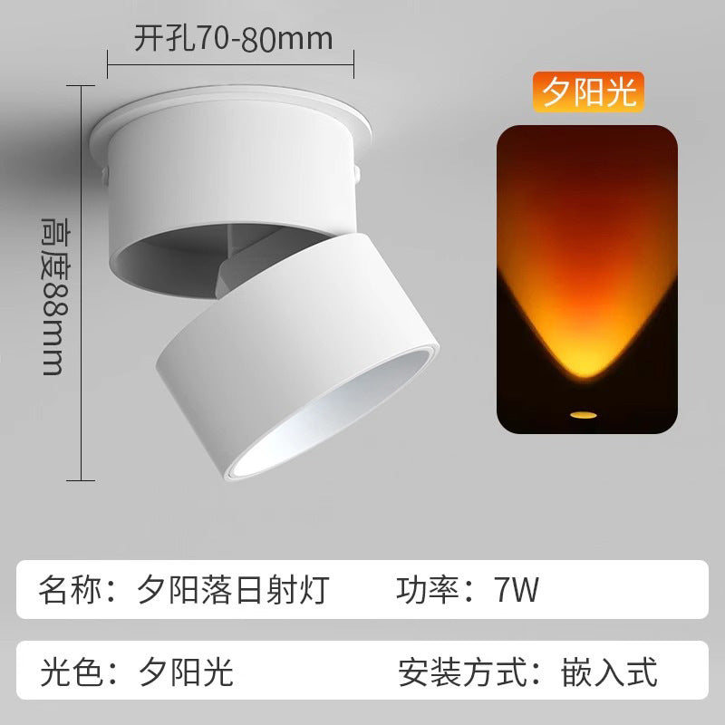 Popular sun never sets entrance porch light wall washer surface mounted spotlight creative sunset red corridor aisle atmosphere light