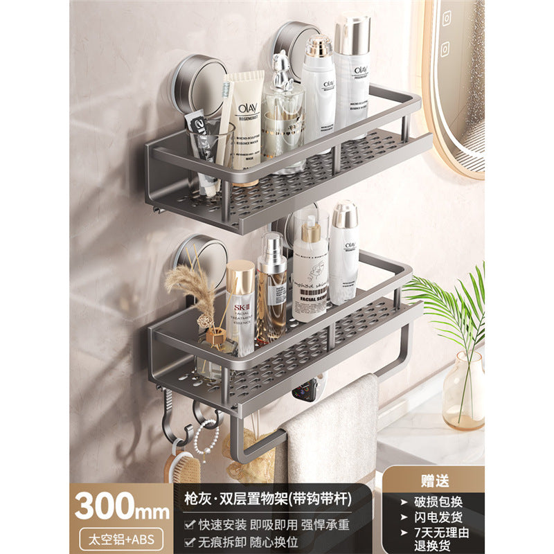 Shelf, toilet wall hanging, no punching on the wall, bathroom storage basket, toilet, hand wash, storage rack corner