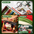 Diy christmas tree craft kit for kids - holiday gift, educational, includes twisting wire, santa claus, wreath, and decorations
