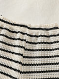 summer new arrival: cross-border e-commerce striped textured knitted casual pants two-piece set for kids