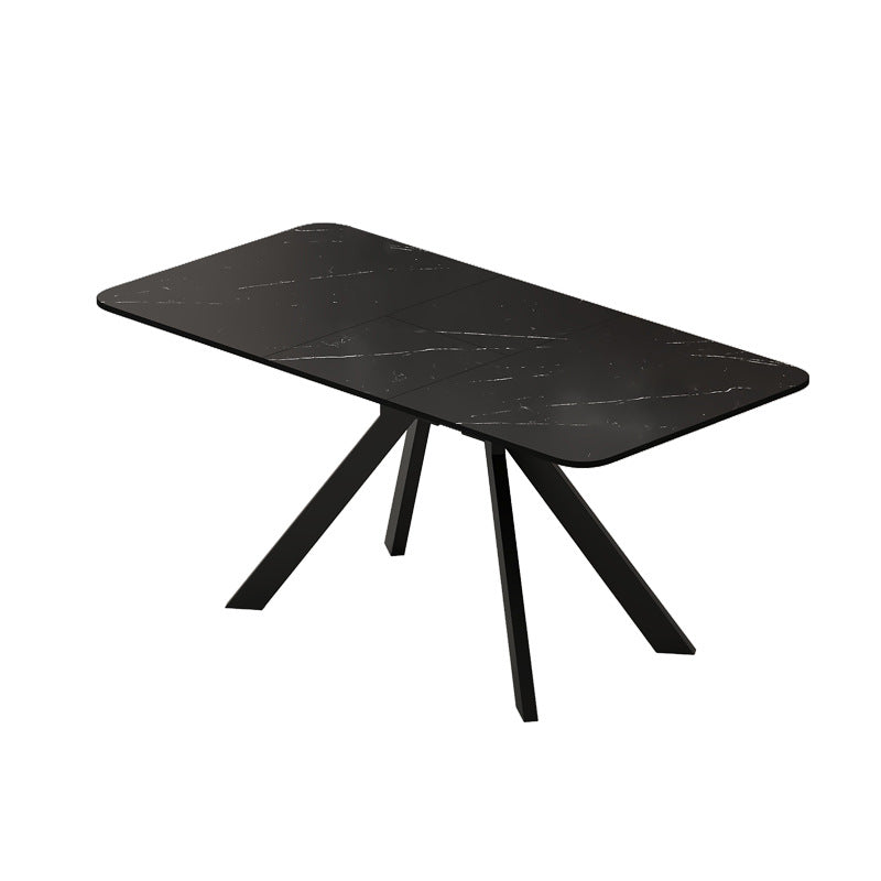 Factory direct wholesale: modern minimalist dining table - nordic style, extendable rectangular table for home and business