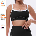 new arrival beauty back sports intimates outdoor running yoga vest high intensity contrast color fitness sportswear women