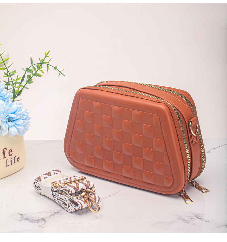 Customized small bag women's 2025 new trendy fashion portable box cosmetic bag square shoulder messenger bag women's bag