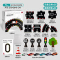 Kids rail traffic patchwork puzzle diy racing track puzzle early education educational toys car parking lot