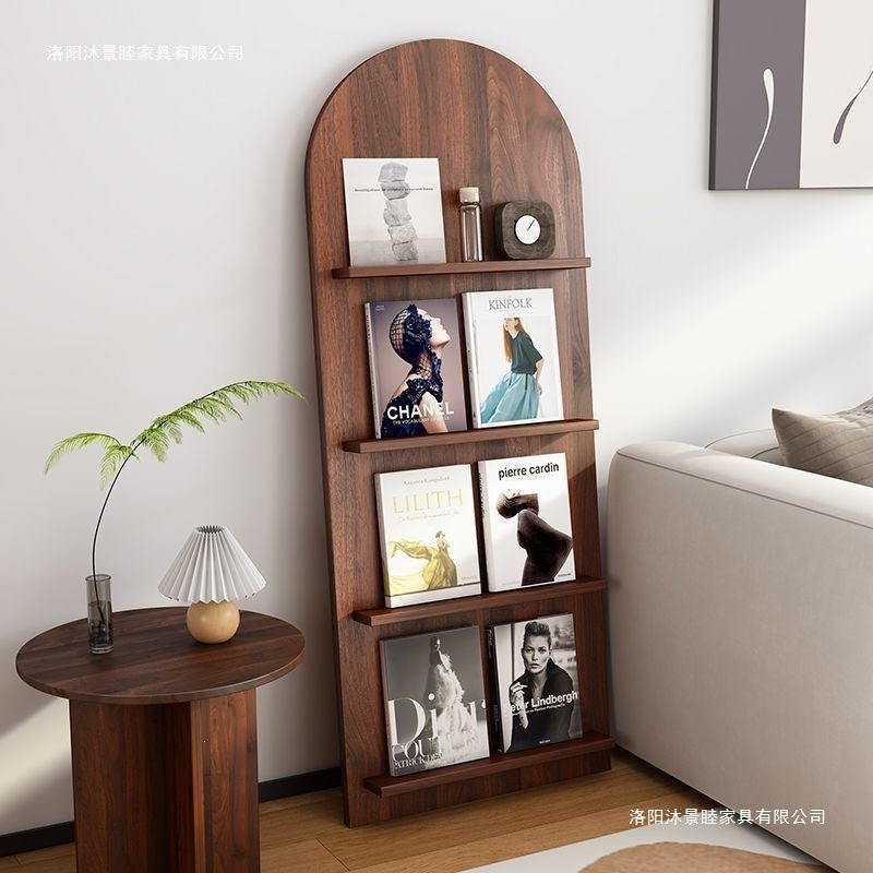 Bookshelf newspaper rack floor-standing popularins style simple creative impurity rack multi-layer decorative display rack