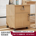 Upgraded version! oak finish (one drawer, one door)