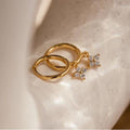 Amazon's new earrings are copper-plated with real gold and micro-paved zircon fashionclassy women's earrings