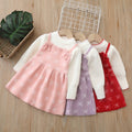 Girls' knitted sweater dress with sweet bow detail - new autumn/winter  collection