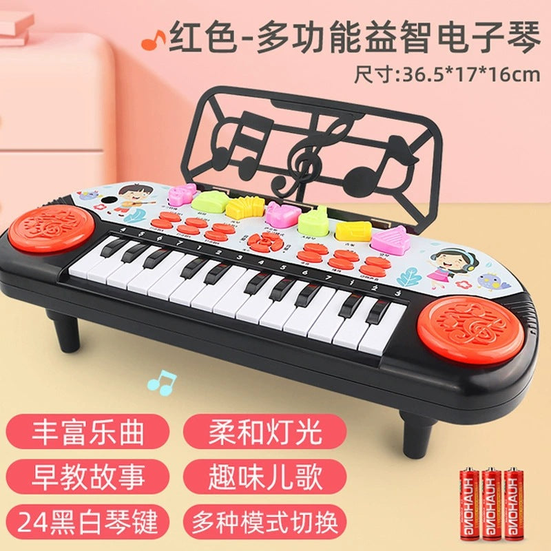 Beginner-friendly piano toy for kids - educational electronic keyboard for boys and girls - perfect birthday gift for ages 1-3-6