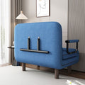Folding sofa bed - space-saving, multi-functional bed for small apartments & balconies - convertible bed, extendable pull-out sofa bed with metal frame for living rooms