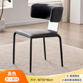 Italian high-end designer dining chair - light luxury, minimalist modern style for home, small apartments, cafes, and restaurants