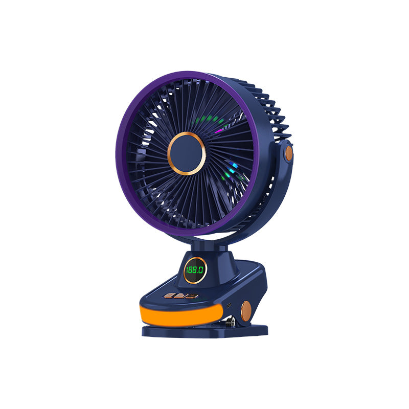 2026 new desktop fan - automatic oscillating, small, quiet, home/dorm/carriage clip-on fan