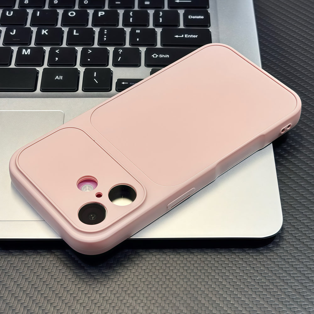 Suitable for apple 17pro mobile phone case morandi pure color instantly becomes large window soft and skin-friendly iphone18 soft case