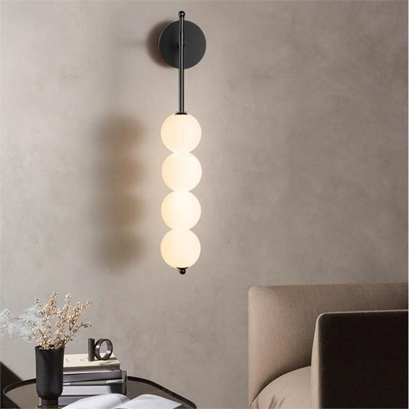 Creative modern minimalist nordic bedside wall lamp bedroom ambiance designer gourd living room background wall decorative light