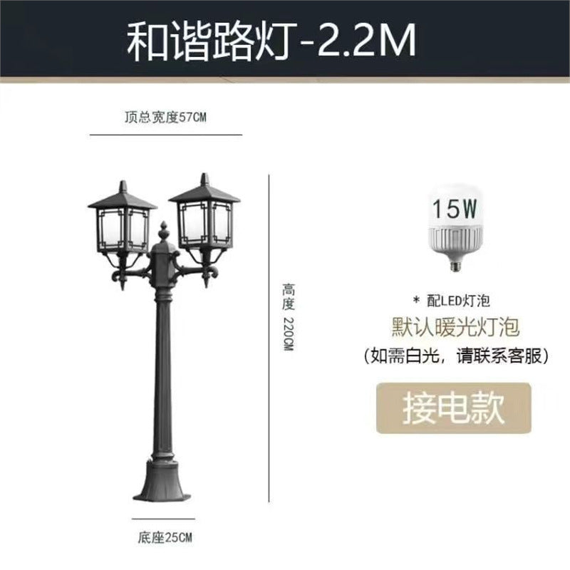 Solar powered lawn lights - outdoor patio lights - waterproof pathway ground lights - stake lights for lawns, villas, gardens, and landscaping