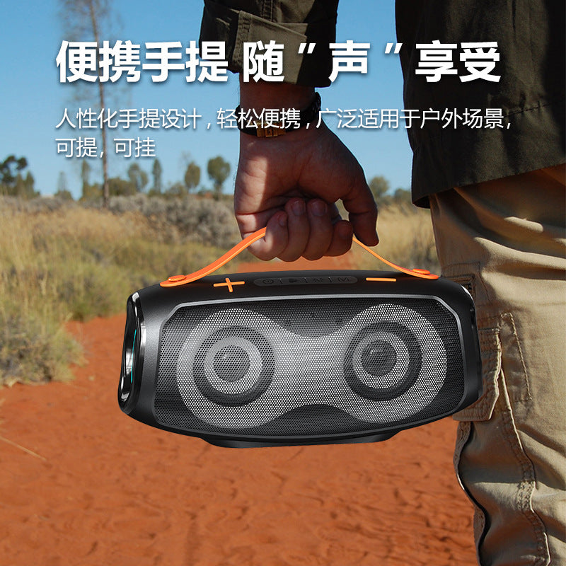2026 new wireless bluetooth speaker - outdoor waterproof portable 20w subwoofer with rgb lighting
