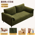 Sofa rental room single double three-seater fabric sofa straight row new arrival living room small apartment popular elephant ears