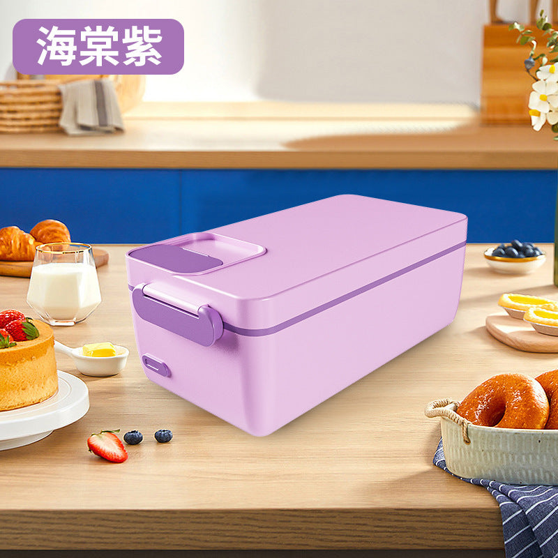 Heated lunch box - quick & convenient for busy professionals - electric lunch box - 304 stainless steel - rechargeable