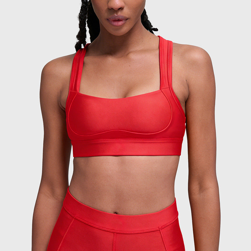 new arrival yoga clothes high waist hip lift tummy control slimming look sling beautiful back running sports intimates bra suit for women