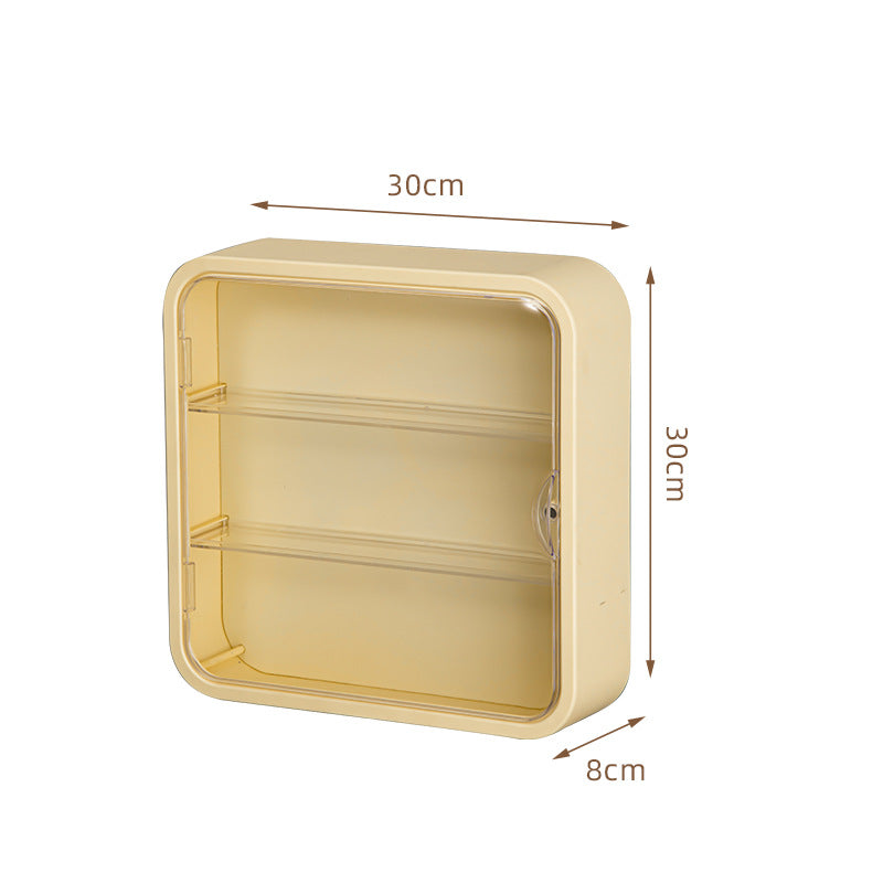 POP MART figure wall-mounted storage display cabinet blind box storage wall cabinet transparent dust-proof doll storage box
