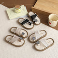 Vancahao girls' fashion beaded sandals & slippers - new summer collection for little girls, open-toe flip-flops for outdoor wear, kids' slippers