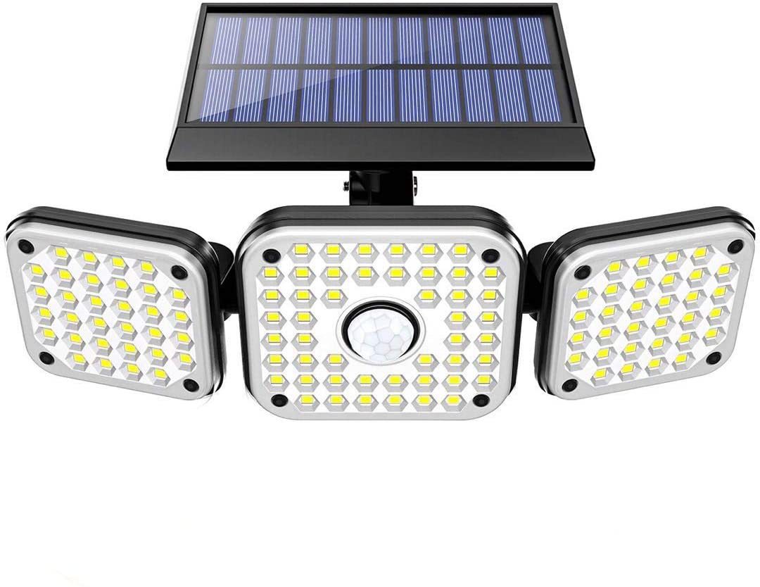 Cross-border new solar 70LED human body induction wall lamp, courtyard outdoor wall lamp, waterproof lighting street lamp