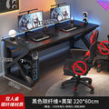 【double size】black surface + black frame (220*60*74) - includes usb cable management hole + headphone hook