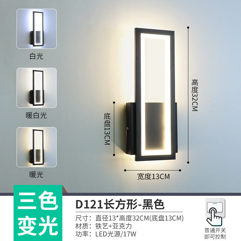 The whole network low-cost led corridor aisle entrance light new Nordic stairs balcony bedroom bedside background wall wall lamp