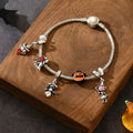 Halloween skull bracelet wholesale european and american cross-border jewelry pendant female european niche design devil's eye bracelet