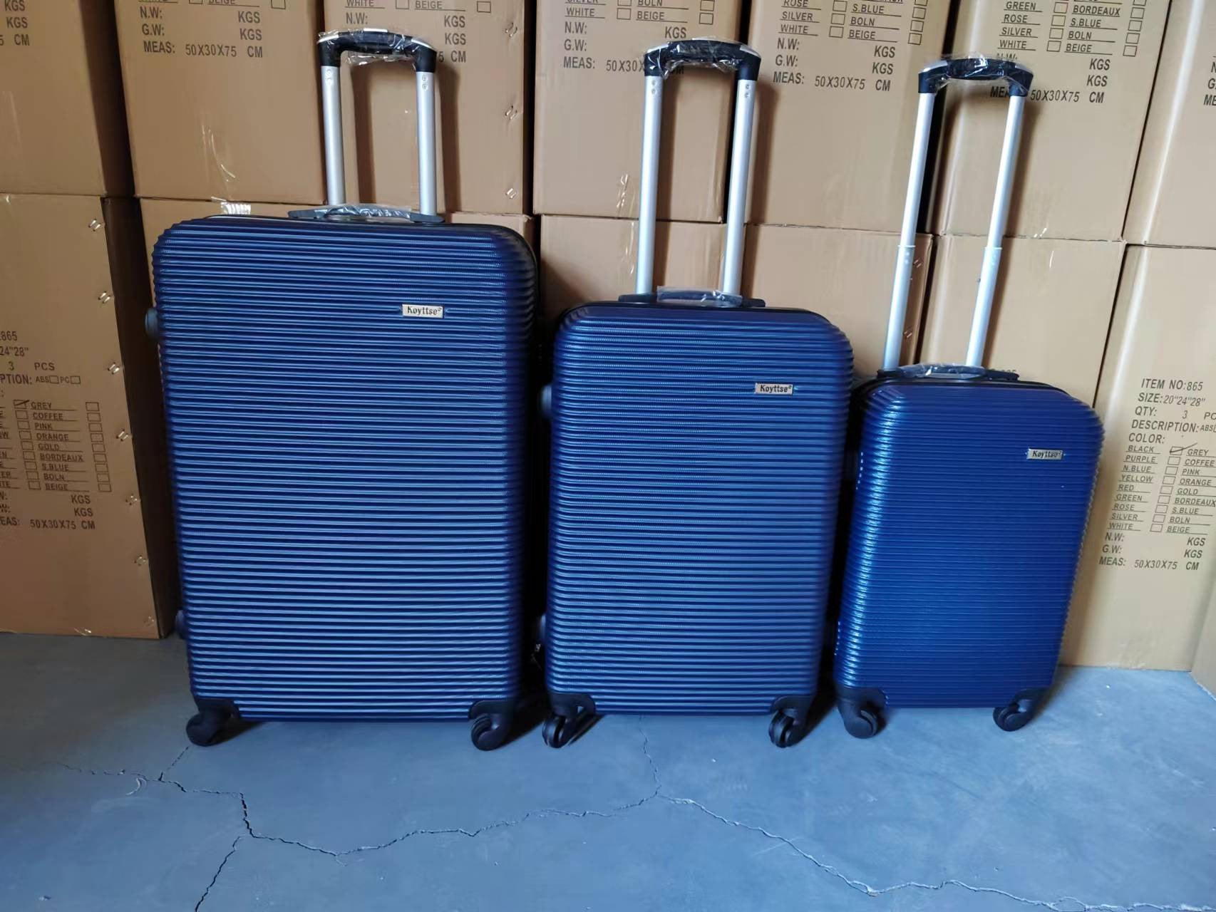 Cross-border special ABS material boarding case, gift travel password box, strong waterproof universal wheel trolley case