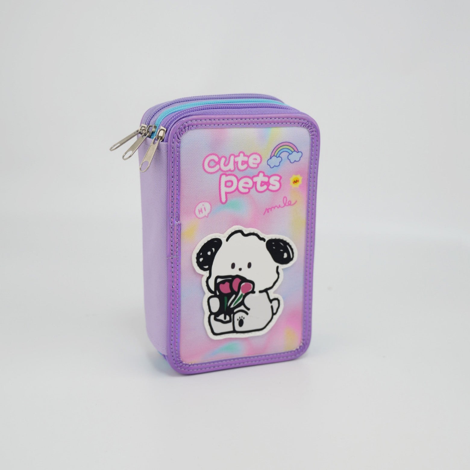 New large-capacity painting pencil storage bag, primary school student art pen stationery box,  simple painting pencil bag