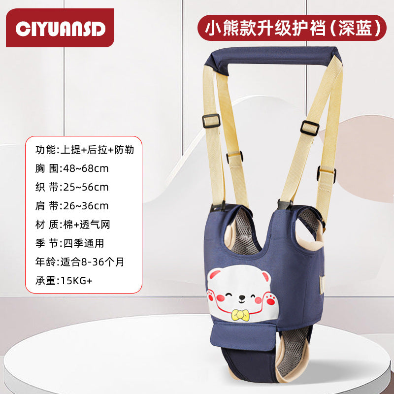Baby toddler harness - multifunctional breathable walking belt for infants and toddlers - anti-lost leash with waist support, anti-fall, anti-choke, and traction rope