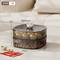 Luxury sealed fruit bowl - premium 2025 design for home living room coffee table - candy & snack display, dried fruit storage box