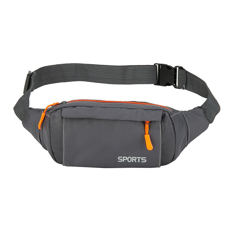 Cross-border fanny pack Men's outdoor sports Mountaineering Men's breast bag Canvas mobile phone bag Construction site work cashier messenger bag