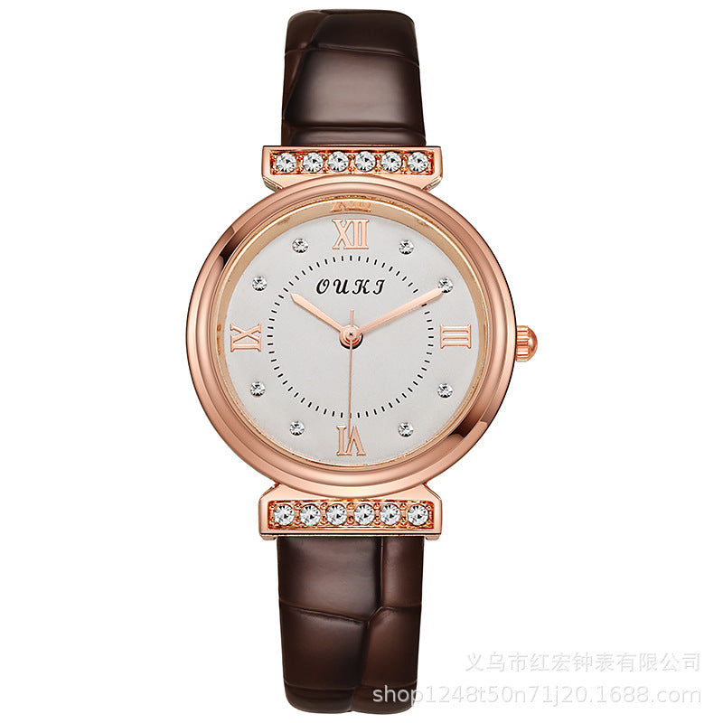 Tiktok trending women's watch: stylish, waterproof, minimalist, elegant, light luxury, unique, and new ins style