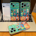 Clownfish family design iphone 17 pro max case - large view window, iphone 16 drop-proof protective cover, compatible with iphone 15
