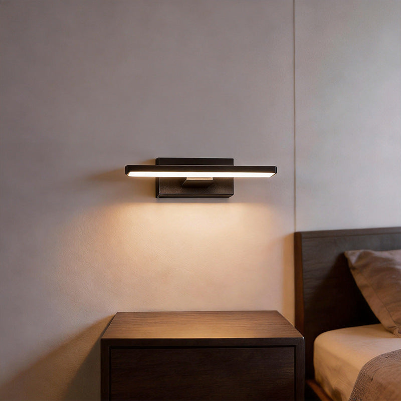 Custom bedroom wall lamp bedside lamp nordic modern minimalist creative popular stairway aisle living room rotating wall sconce